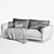 Cozy Squishmeister Sofa: The Ultimate in Comfort 3D model small image 7