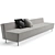 Gubi Modern Line Sofa Set 3D model small image 6