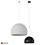 Sleek Pendant Light Kartell | Varied Sizes 3D model small image 2