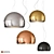 Sleek Pendant Light Kartell | Varied Sizes 3D model small image 3