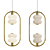 Sleek ALDA RING Pendant Light 3D model small image 2