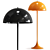 Sleek and Portable Panthella Floor Lamp 3D model small image 2