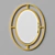 Sleek Oval Wall Mirror - Gallant 3D model small image 3