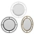 Modern Round Wall Mirror: Gallant 3D model small image 1