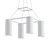 Italian Luxury Suspension Chandelier 3D model small image 2