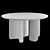 Modern Olivya Stone Aga Dining Table 3D model small image 4