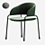 Potocco FAST Designer Dining Chair 3D model small image 1