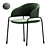 Potocco FAST Designer Dining Chair 3D model small image 6