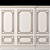 Elegant Wall Molding Accent 3D model small image 3