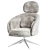 Sundown Armchair with Headrest 3D model small image 2