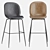 Beetle PU Bar Stool Set 3D model small image 3