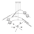 Modern LED Chandelier - Lampatron LIVIA 8 3D model small image 4