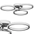 Stylish LED Ceiling Light 3D model small image 3