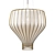 Modern Elegant Fabbian Saya Chandelier 3D model small image 1