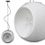 Sleek Fabbian Eyes Pendant 3D model small image 2