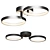 Modern LED Ceiling Light 3D model small image 2