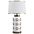 Golden Dots Ceramic Table Lamp 3D model small image 1