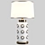 Golden Dots Ceramic Table Lamp 3D model small image 2