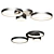 Modern LED Ceiling Light - JMZM 3D model small image 2