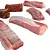 Savory Meat Selection 3D model small image 5