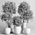 Concrete Dirt Vase Pot Tree 3D model small image 5