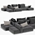 Westside Modular Sofa: Versatile Elegance for Any Space 3D model small image 3