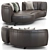 Modern Desede DS-164/29 Sofa 3D model small image 4