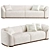 Luxury Pierre Sofa - Italian Glamour 3D model small image 1
