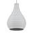 Besa Elle 11: Sleek Satin Nickel Pendant 3D model small image 2