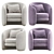 Calder Chair - Elegant & Functional Seating Solution 3D model small image 2