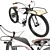 Classic Cruiser E-bike: Vintage Custom 3D model small image 7