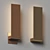 Sleek Halo LED Wall Sconce 3D model small image 2