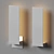 Sleek Halo LED Wall Sconce 3D model small image 3