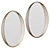 Elegant Sculpted Wall Frame 3D model small image 1