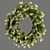 Festive Coniferous Christmas Wreath 3D model small image 4