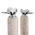 Sleek Bull Sculpture 3D model small image 4