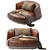 Brioni Outdoor Armchair: Stylish and Durable Furniture 3D model small image 3