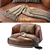 Brioni Outdoor Armchair: Stylish and Durable Furniture 3D model small image 4