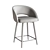 Mirella Upholstered Bar Chair 3D model small image 3