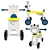 Purrfect Ride: Cat Ride-on Toy 3D model small image 2