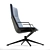 Italian MDF ITALIA Neil Armchair 3D model small image 3
