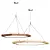 Wooden Hex Pendant Light 3D model small image 3