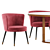 Elegant Eichholtz Grenada Dining Table 3D model small image 2