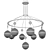 Unique Design LUARA_CH Pendant Lamp 3D model small image 5