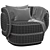 Dyor Smania Modern Armchair | 3ds Max & FBX Files 3D model small image 5
