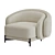 Olivya Stone Astor Lounge Chair: Sleek, Stylish Seating 3D model small image 1