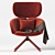 Peach Delight: Mobboli's Modern Armchair 3D model small image 3