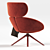 Peach Delight: Mobboli's Modern Armchair 3D model small image 4