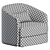 Modern Elegance: Covent Lounge Chair 3D model small image 2