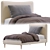 Elegant Myla Single Bed 3D model small image 2